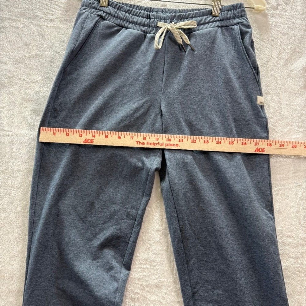 Vuori Womens XS Blue Heathered Joggers Sweatpants Elastic Cuff Drawstring - Picture 6 of 7